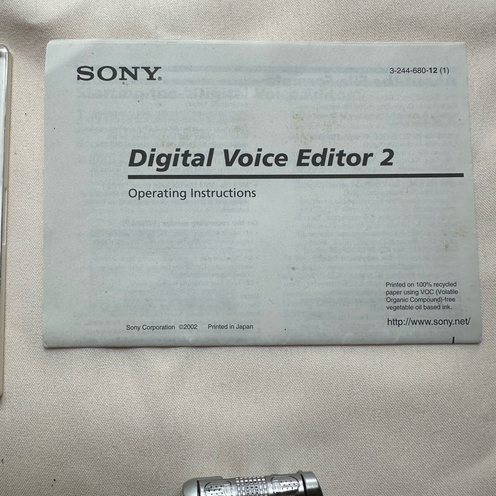 Working Sony Silver IC Recorder and Digital Voice Editor 2 - Picture 8 of 10